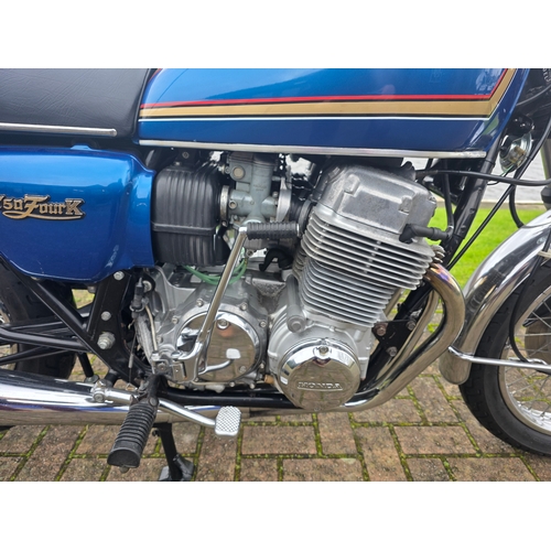310 - 1976 Honda CB750K, 836cc. Registration number TLJ 521R. Frame number CB750K-2709286. Engine number C... 