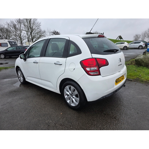 2 - 2012 Citroen C3 VTR+, 1360cc, five door, petrol. Registration number MA62 GZR. NOTE This vehicle has... 