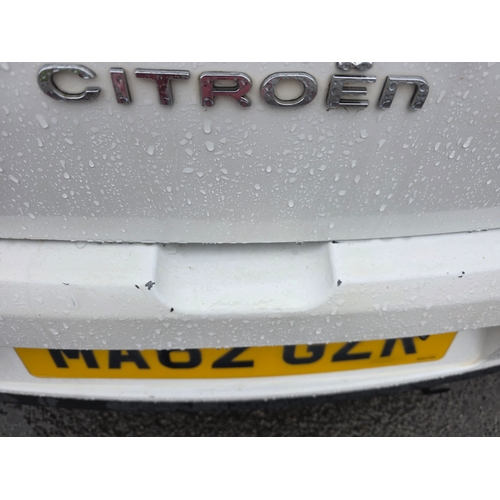2 - 2012 Citroen C3 VTR+, 1360cc, five door, petrol. Registration number MA62 GZR. NOTE This vehicle has... 