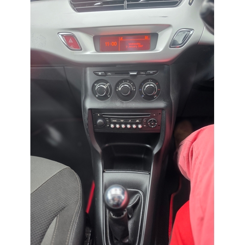 2 - 2012 Citroen C3 VTR+, 1360cc, five door, petrol. Registration number MA62 GZR. NOTE This vehicle has... 