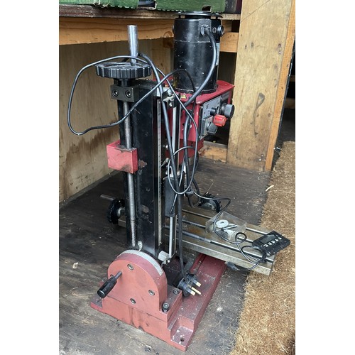 5 - Micro Mill - A compact bench mounting milling machine, model Super X1, 240V single phase, fitted wit... 