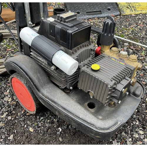 8 - An Interpump TX12 100 industrial pressure washer, 13A 240V, electric, built-in chemical tank and inj... 