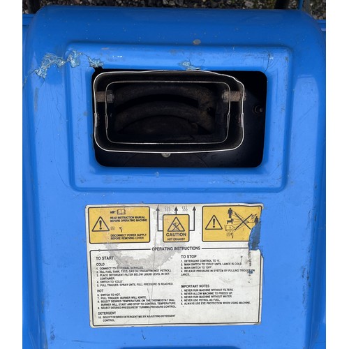 9 - A Wesley Nova hot and cold industrial pressure washer, model no. EHM 1012, electric, diesel heater, ... 