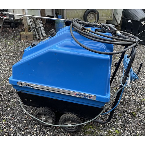9 - A Wesley Nova hot and cold industrial pressure washer, model no. EHM 1012, electric, diesel heater, ... 