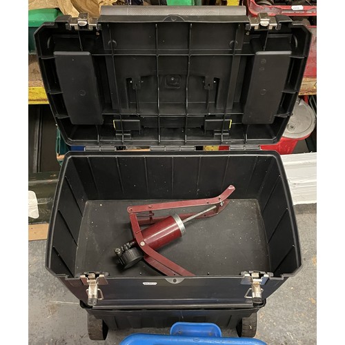 15 - An assortment of tools, to include, a masonary bits, a screwdriver set, sockets, and a Stanley rolli... 