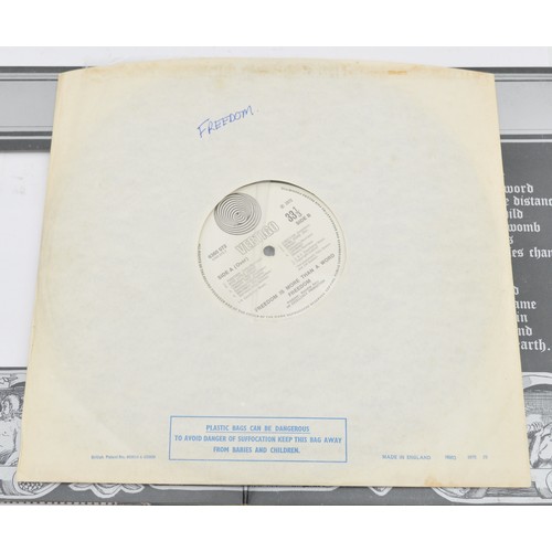 42 - Freedom, Freedom is more than a word LP, Vertigo swirl label, 6360 072, non vertigo swirl inner, gat... 