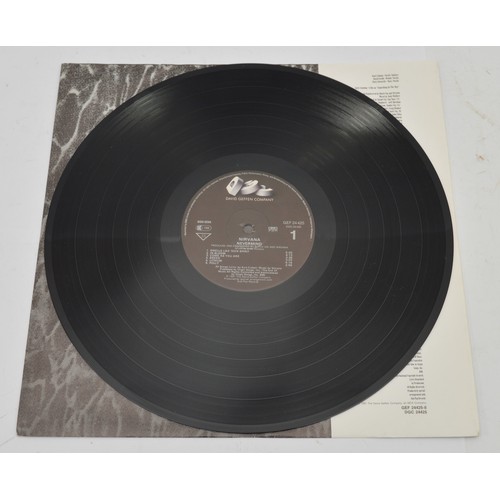 58 - Nirvana 1991 original EU pressing Nevermind LP, Geffen Records GEF 24425, with upside down monkey im... 