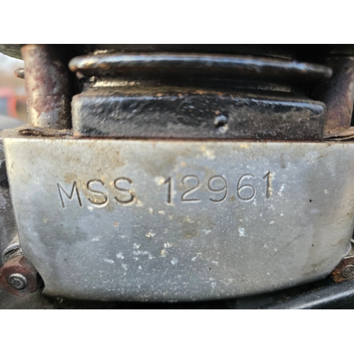 294 - 1961 Velocette MSS 499cc. Registration number 380 PKE. Frame number RS 116805. Engine number MSS 129... 