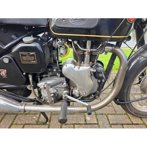 294 - 1961 Velocette MSS 499cc. Registration number 380 PKE. Frame number RS 116805. Engine number MSS 129... 