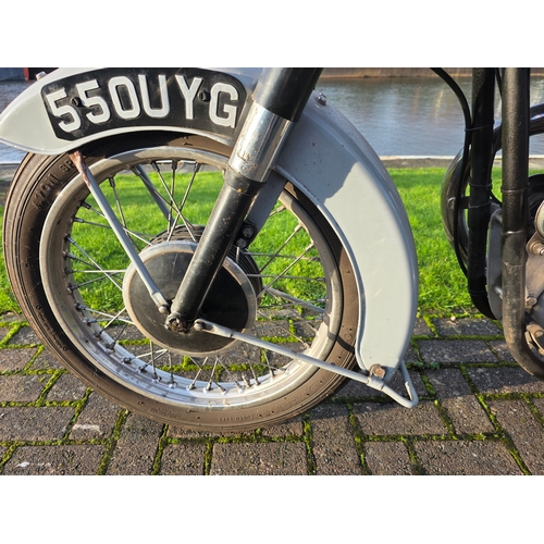 295 - 1958 BSA B33, 499cc. Registration number 550 UYG (non transferrable). Frame number FB31 1532. Engine... 