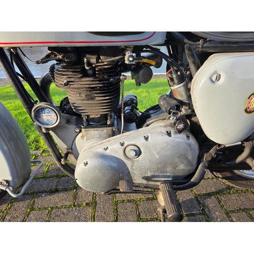 295 - 1958 BSA B33, 499cc. Registration number 550 UYG (non transferrable). Frame number FB31 1532. Engine... 