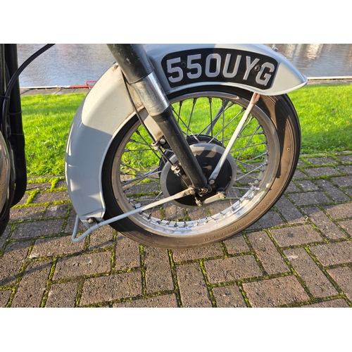 295 - 1958 BSA B33, 499cc. Registration number 550 UYG (non transferrable). Frame number FB31 1532. Engine... 