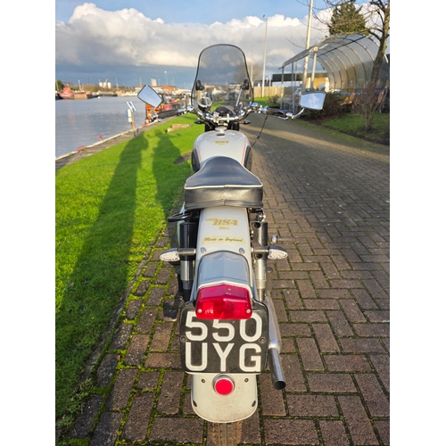295 - 1958 BSA B33, 499cc. Registration number 550 UYG (non transferrable). Frame number FB31 1532. Engine... 