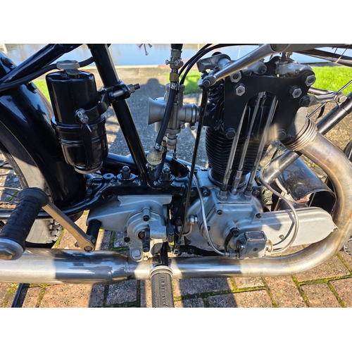 321 - 1927 AJS H7 Big Port 350cc. Registration number DS 1300 (Transferrable). Frame number H7 5159. Engin... 