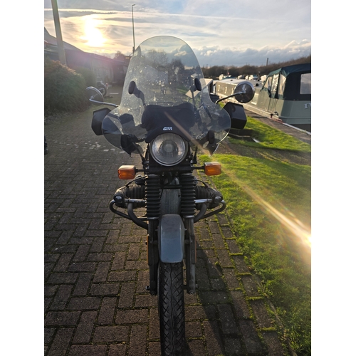 308 - 1984 BMW R80ST, 798cc. Registration number B372 WYR. Frame number 6057611. Engine number 6057611.
So... 
