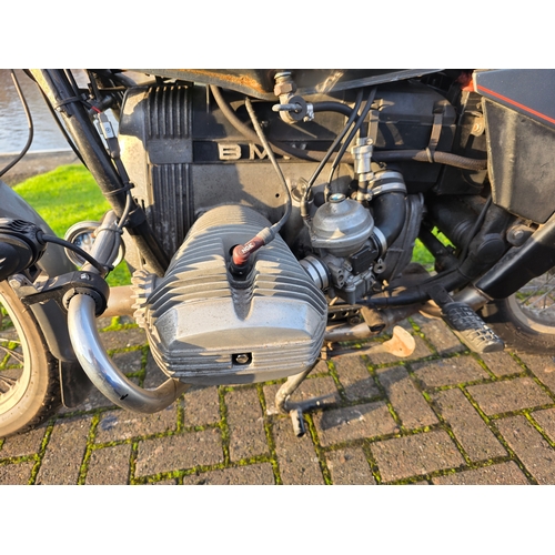 308 - 1984 BMW R80ST, 798cc. Registration number B372 WYR. Frame number 6057611. Engine number 6057611.
So... 