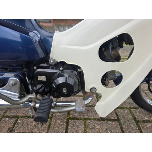 323 - 2008 Honda C50 Super Cub, 50cc. Registration number YH08 MJP. Frame number AA01-1708537. Engine numb... 