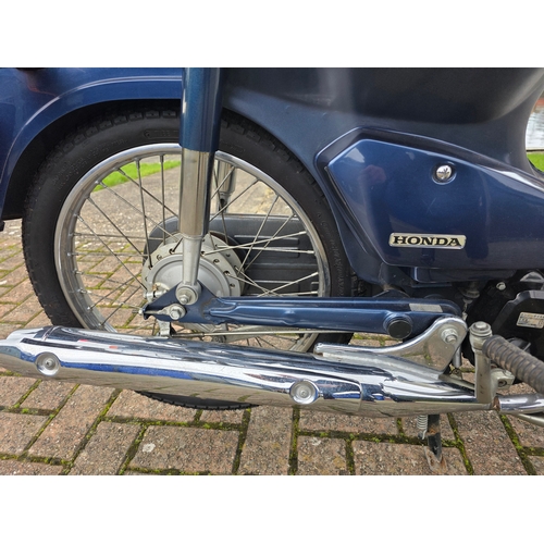 323 - 2008 Honda C50 Super Cub, 50cc. Registration number YH08 MJP. Frame number AA01-1708537. Engine numb... 