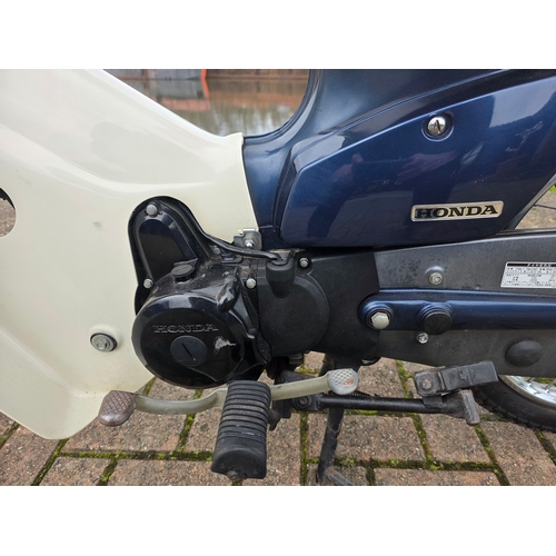 323 - 2008 Honda C50 Super Cub, 50cc. Registration number YH08 MJP. Frame number AA01-1708537. Engine numb... 