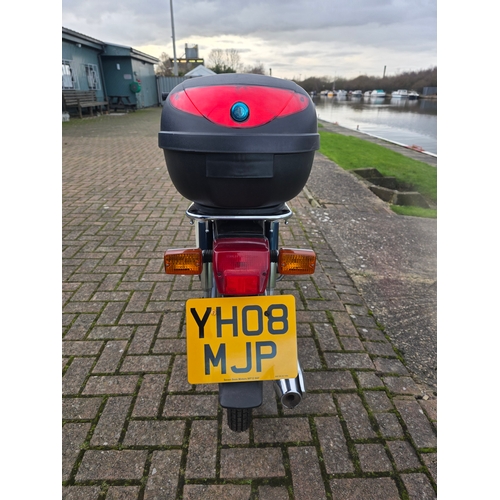 323 - 2008 Honda C50 Super Cub, 50cc. Registration number YH08 MJP. Frame number AA01-1708537. Engine numb... 