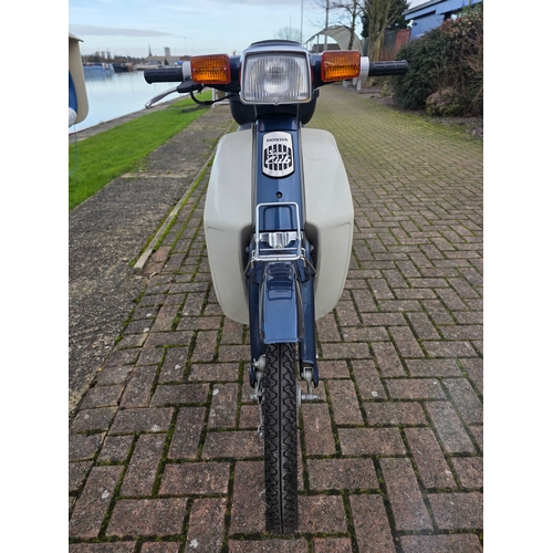 323 - 2008 Honda C50 Super Cub, 50cc. Registration number YH08 MJP. Frame number AA01-1708537. Engine numb... 