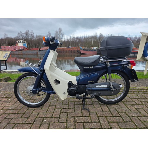 323 - 2008 Honda C50 Super Cub, 50cc. Registration number YH08 MJP. Frame number AA01-1708537. Engine numb... 