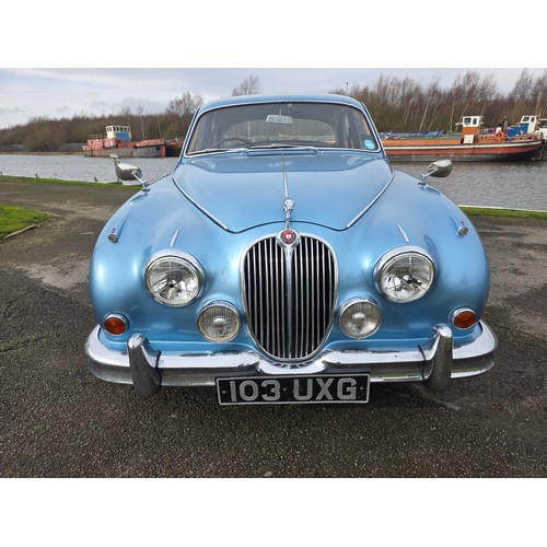 258 - 1961 Jaguar MkII 2.4, 2483cc. Registration number 103 UXG (non transferrable). Chassis number 108523... 