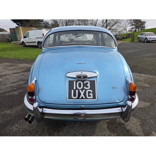 258 - 1961 Jaguar MkII 2.4, 2483cc. Registration number 103 UXG (non transferrable). Chassis number 108523... 