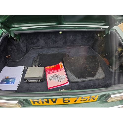 262 - 1976 Triumph Stag, 2997cc. Registration number RNV 675R. VIN number LD42110A. Engine number LF042247... 