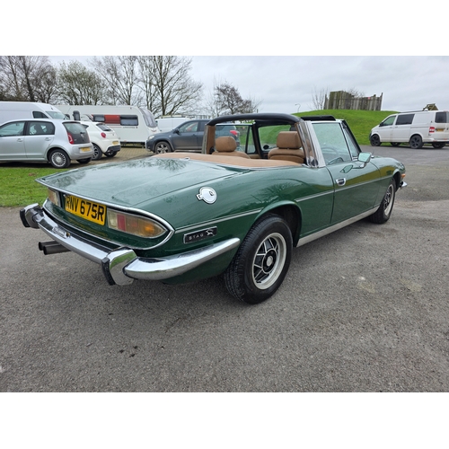262 - 1976 Triumph Stag, 2997cc. Registration number RNV 675R. VIN number LD42110A. Engine number LF042247... 