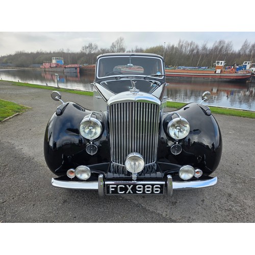 251 - 1951 Bentley Mark VI, 4250cc. Registration number FCX 986. Chassis number B380 LJ. Engine number B19... 