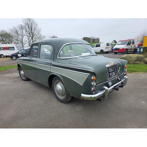 263 - 1960 Singer Gazelle, Series IIIA, 1494cc. Registration number 967 YUN (non transferrable). Chassis n... 