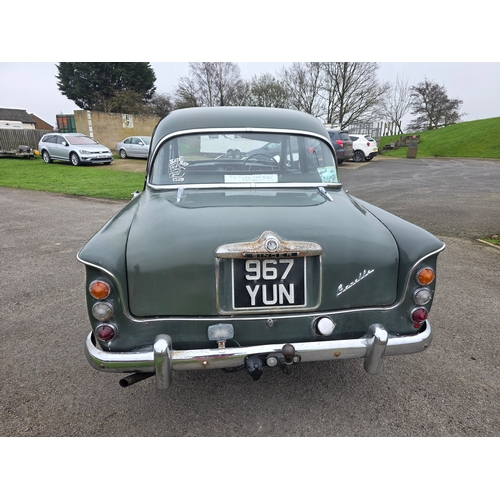 263 - 1960 Singer Gazelle, Series IIIA, 1494cc. Registration number 967 YUN (non transferrable). Chassis n... 
