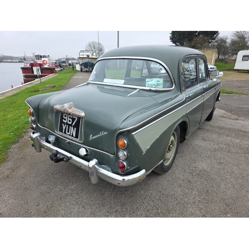 263 - 1960 Singer Gazelle, Series IIIA, 1494cc. Registration number 967 YUN (non transferrable). Chassis n... 