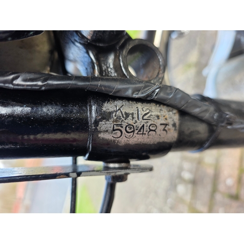 322 - 1954 Norton Model 7 Dominator 88, 497cc. Registration number 710 XWH (non transferrable). Frame numb... 