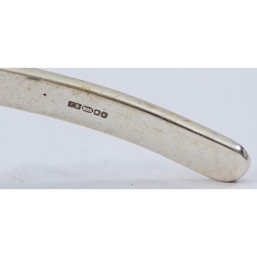 116 - A 925 silver torque necklace, 29g