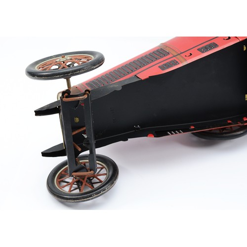 20 - Paya S.C.V.L. (Spanish), lithograph tinplate model of a Grand Prix Bugatti, 47cm