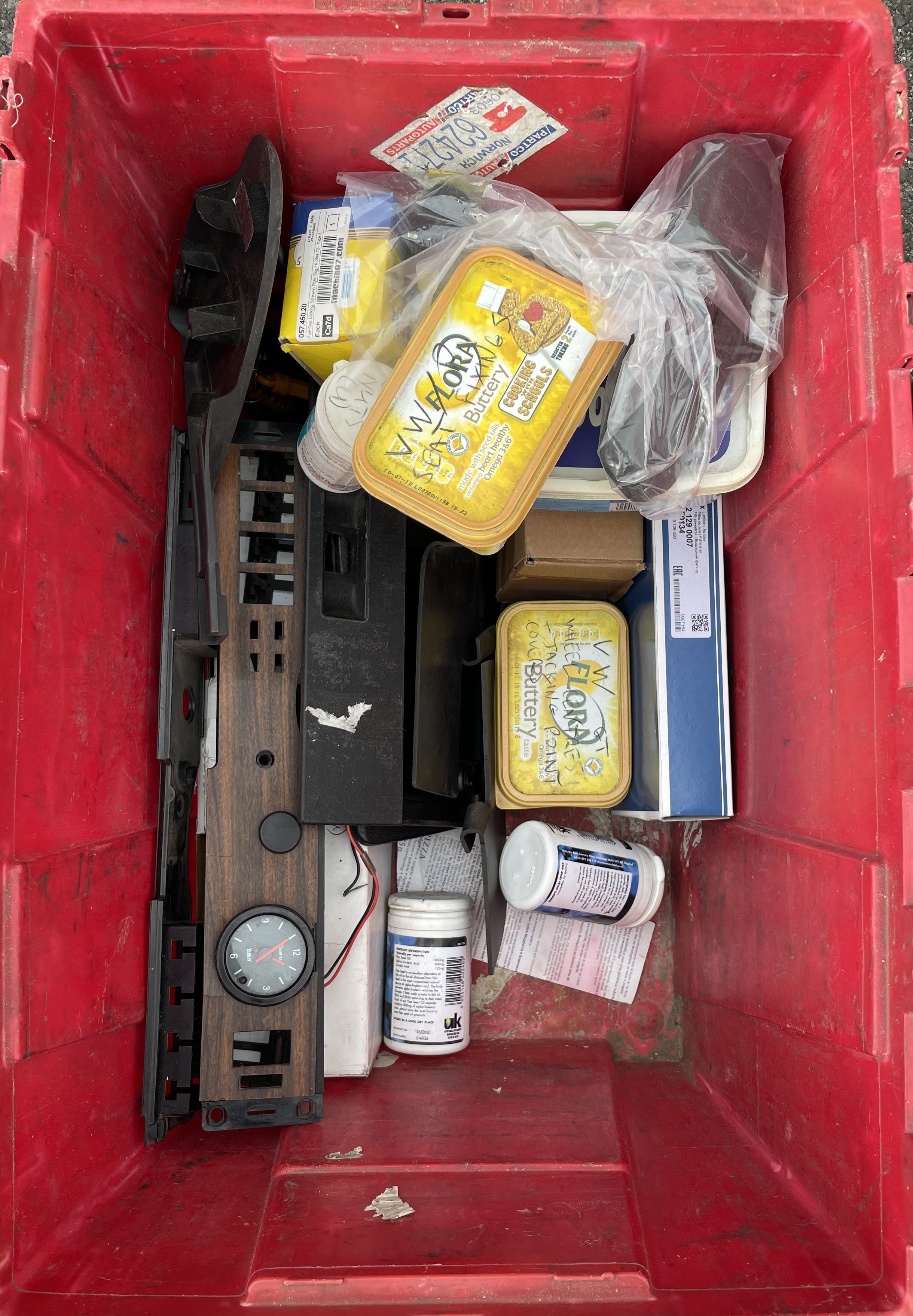 A collection of VW motor vehicle spares to include, two torsion bars ...