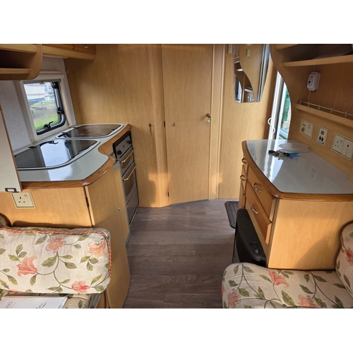 282 - c.early 2000's Bailey Pageant Monarch 2 berth caravan, to the rear of the caravan is the spacious wa... 