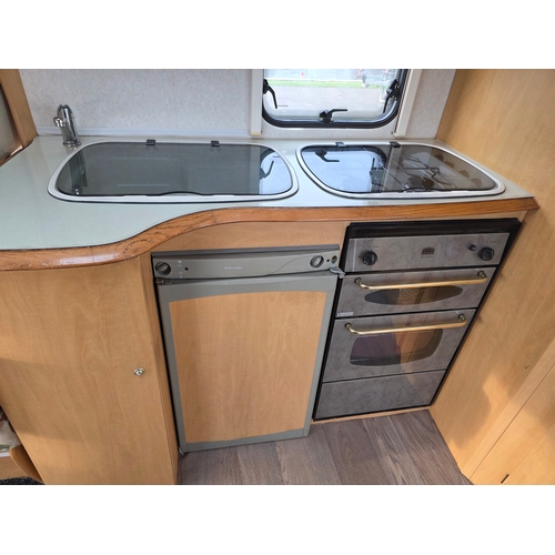 282 - c.early 2000's Bailey Pageant Monarch 2 berth caravan, to the rear of the caravan is the spacious wa... 