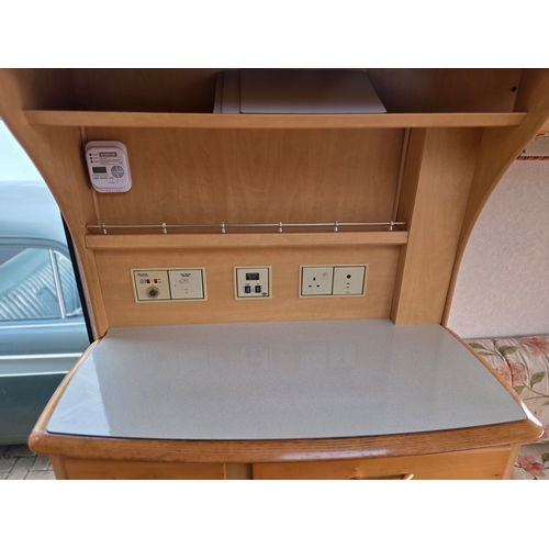 282 - c.early 2000's Bailey Pageant Monarch 2 berth caravan, to the rear of the caravan is the spacious wa... 