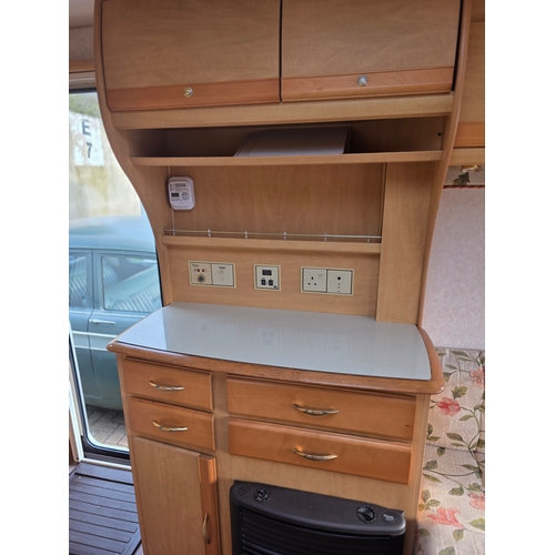 282 - c.early 2000's Bailey Pageant Monarch 2 berth caravan, to the rear of the caravan is the spacious wa... 