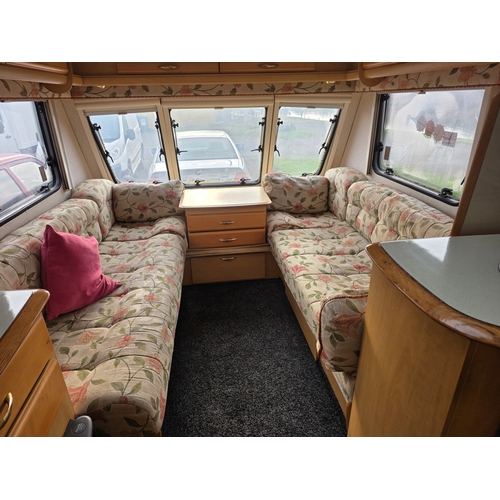 282 - c.early 2000's Bailey Pageant Monarch 2 berth caravan, to the rear of the caravan is the spacious wa... 