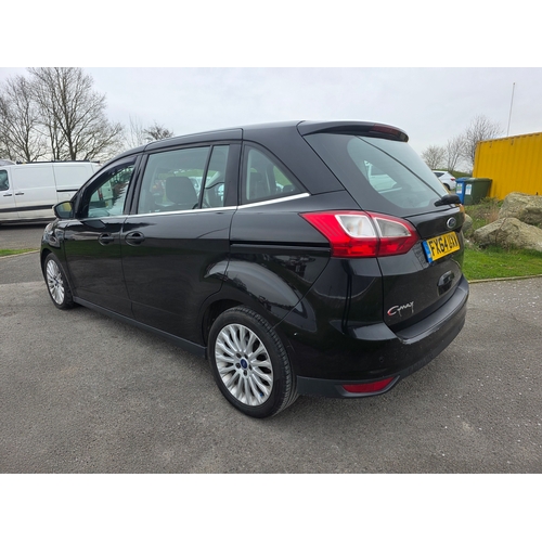 266 - 2014 Ford Grand C-Max Titanium TDCi 115 7 seater, 1560cc diesel. Registration number FX64 UXW. VIN N... 