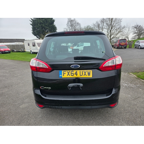 266 - 2014 Ford Grand C-Max Titanium TDCi 115 7 seater, 1560cc diesel. Registration number FX64 UXW. VIN N... 