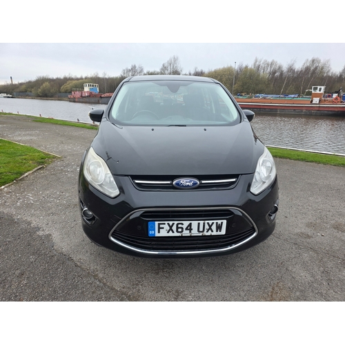 266 - 2014 Ford Grand C-Max Titanium TDCi 115 7 seater, 1560cc diesel. Registration number FX64 UXW. VIN N... 
