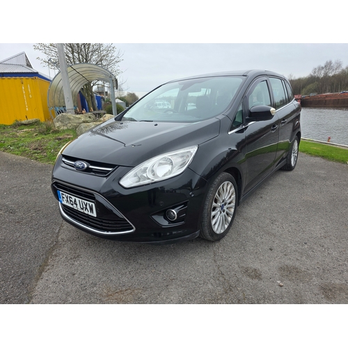 266 - 2014 Ford Grand C-Max Titanium TDCi 115 7 seater, 1560cc diesel. Registration number FX64 UXW. VIN N... 