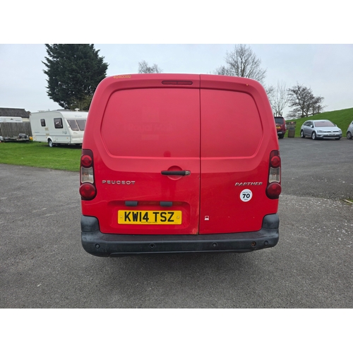 2014 Peugeot Partner 750 S L2 HDI ex Post Office van. Registration ...