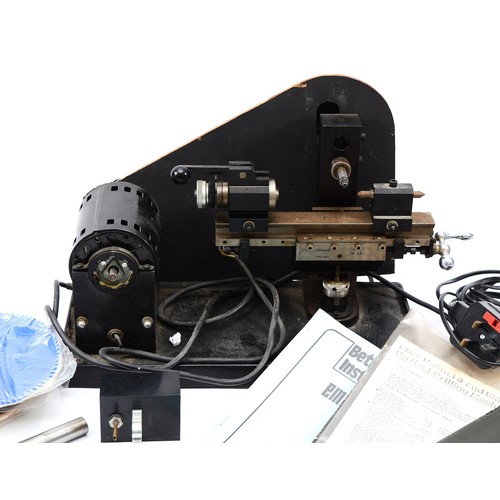 5 - A Chronos clockmakers wheel cutting machine No.119, powered by a General Electric Power Grip motor, ... 