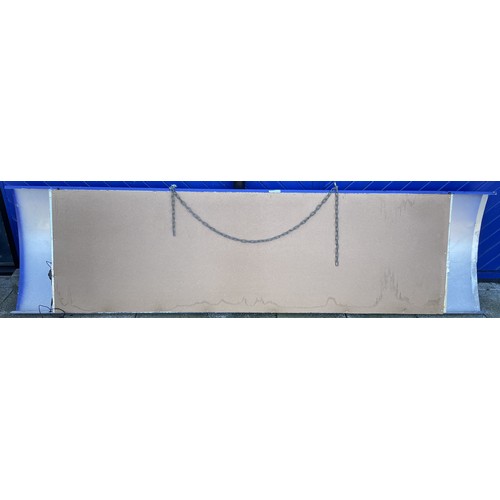 8 - A large GULF forecourt illuminated sign, 300 x 80cm
